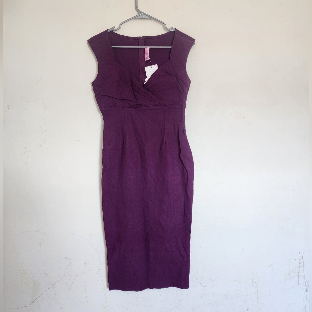 Pinup Couture Purple Dress